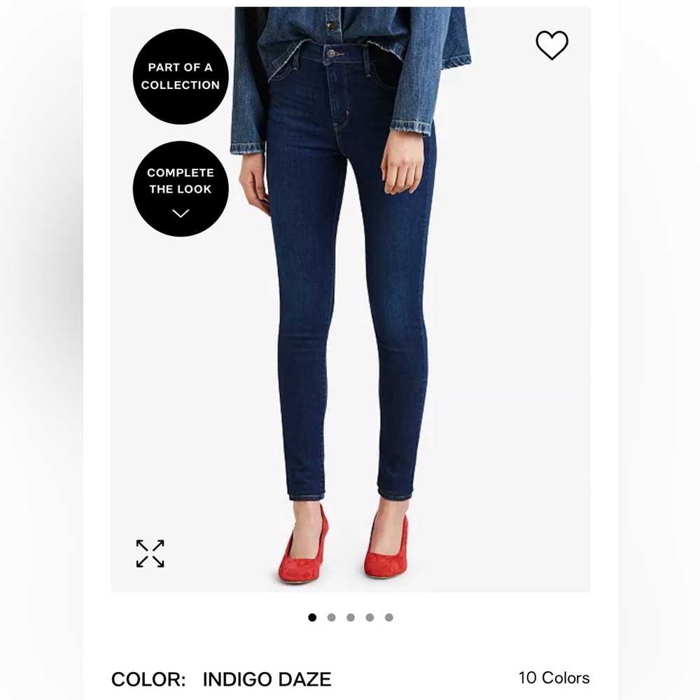 Levi’s 720 super high rise skinny Jean